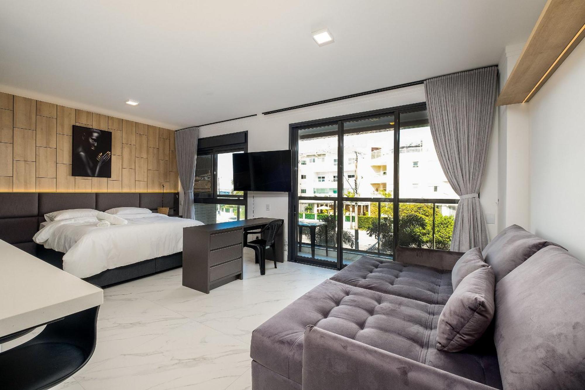 公寓 Alto Padrao Pe Na Areia Em Floripa Irb205 *